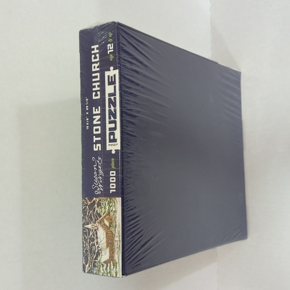 Go Games! Susan Winget Stone Church 1,000 Piece Puzzle, New in Wrapped Box - Picture 6 of 7